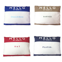 FLAVOR フレーバーのhello cussion ハロークッション